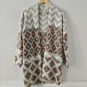 Dreamers Multicolor Geometric Cardigan